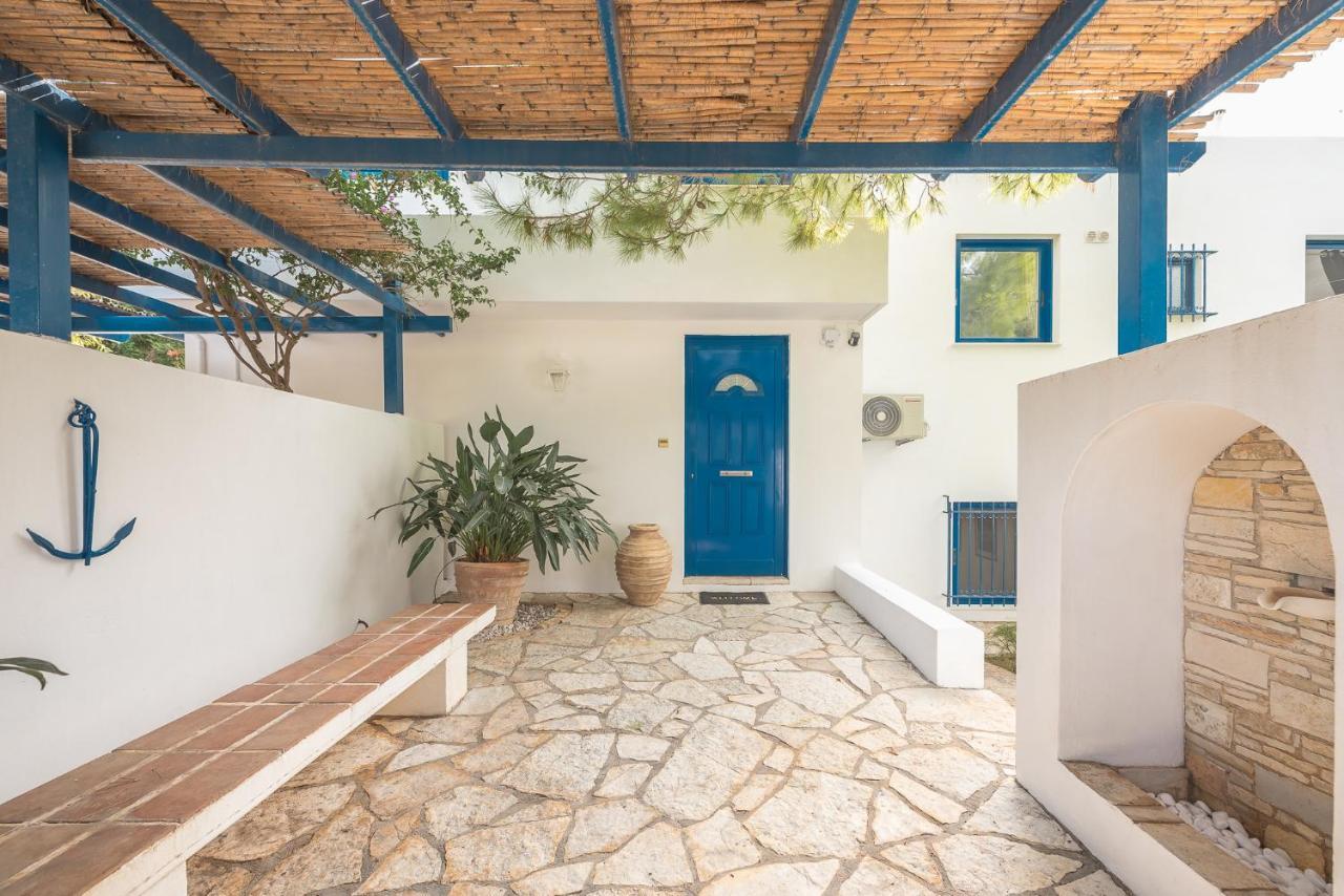 Summer Villa Pasiphae Private Pool - Bbq -Beach 2Min Kap Kap Sounion Exterior foto